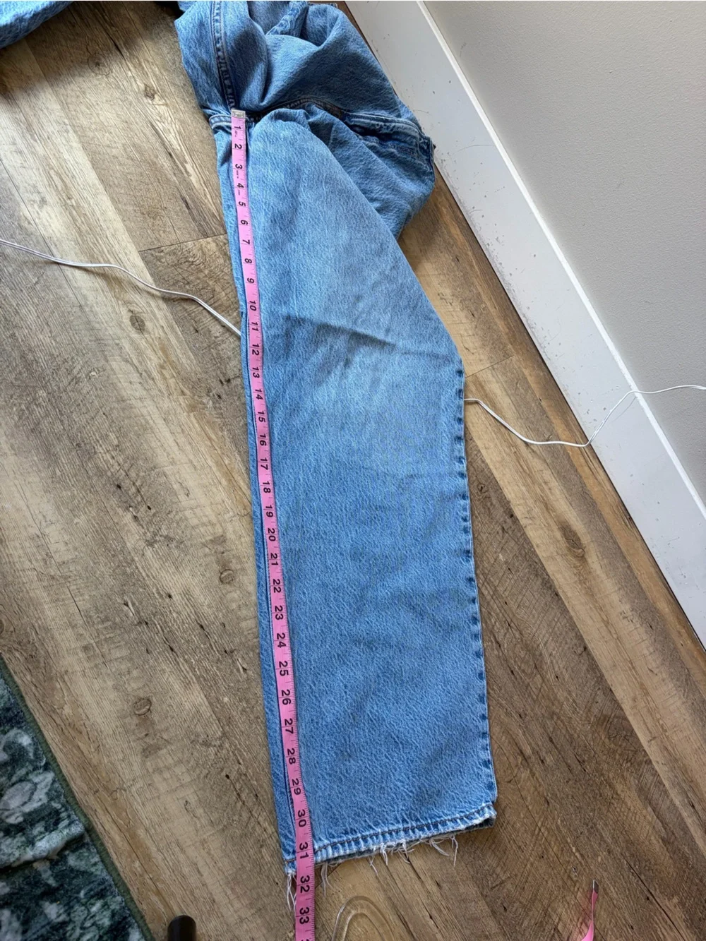 Abercrombie & Fitch The Loose High Rise Jeans Size 18L - Picture 5 of 11
